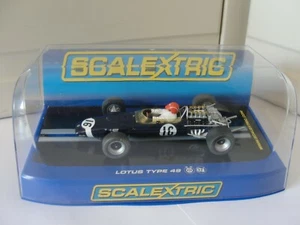 SCALEXTRIC LOTUS TYPE 49 BLUE #16 C3092 1:32 SLOT NEW OLD STOCK BOXED - Picture 1 of 6