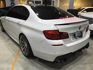 Painted BMW 11~16 F10 5-series Sedan performance style trunk spoiler color-416 ◎