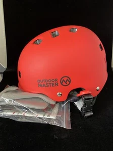 OutdoorMaster Multisporthelm ~ ASTM zertifiziert für Jugendliche & Erwachsene - S - rot - Bild 1 von 6
