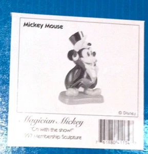 WDCC Disney Sammelfigur MAGICIAN MICKEY On with the Show 1997 - Bild 1 von 2