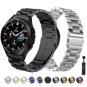 Metal Strap Stainless Steel Watch Band for Samsung Galaxy Watch 5 40mm 44mm 45mm - Picture 1 of 17