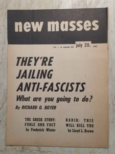 29. Juli 1947 Neue Massen Marxistische Zeitschrift Sie sperren Antifaschisten R Boyer ein - Bild 1 von 1