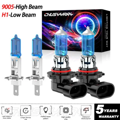 FIT Subaru Impreza Wagon/Sedan 2004-2005 4X faros halógenos bombillas de luz baja alta Foto 1 de 4