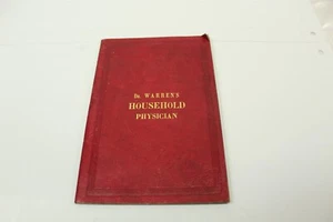 Antique Dr. Warren's Household Physician Ledger Hand Written Ends 1911 - Picture 1 of 9