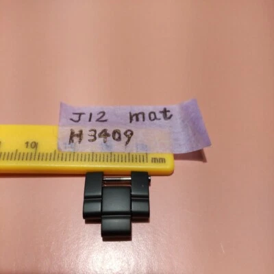 Genuine link band CHANEL J12 matte black 1.5 pieces belt H3101 H3131 H3409 17mm Foto 1 de 4