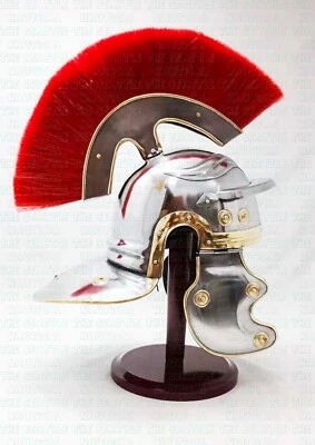 Casco romano caballero guerrero medieval nuevo casco soldado centurión galo romano Foto 1 de 4