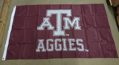 Officially Licensed NCAA Texas A&M Aggies Team Logo 3' x 5' Maroon House Flag Cover
