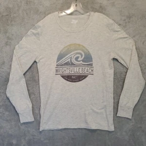 Blau 84 Shirt Herren Etikett Größe M grau Grafik T-Shirt Crew Wrightsville Beach NC - Bild 1 von 10