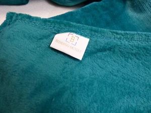Coperta in micropile uscita biancheria da letto, verde acqua, regina - Foto 1 di 4