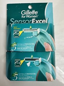 Remplissage lame de rasoir pour femmes Gillette Sensor EXCEL 10 cartouches (2x5)