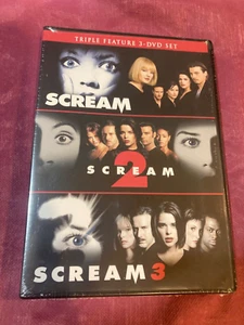 Scream DvD Triple Feature Set Horror Slasher New - Picture 1 of 5