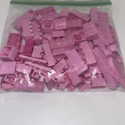 3 oz Ounces PINK LEGO BLOCKS ASSORTED SIZES REPLACEMENT - Image 1 of 2