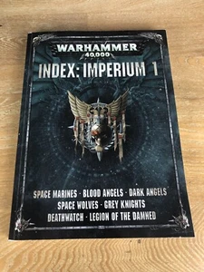 40K Warhammer Index Imperium 1 Codex Rule Army Book 8ª Edición Games Workshop - Imagen 1 de 7