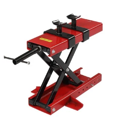 1100Lbs Motorcycle Lift Scissor Jack Stand ATV Lift Crank Operated Dirt Bike - Image 1 of 4