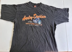 Vintage 90s Harley Davidson Motorcycles Hey Fatboy Men XL Biker T-Shirt USA - Bild 1 von 6
