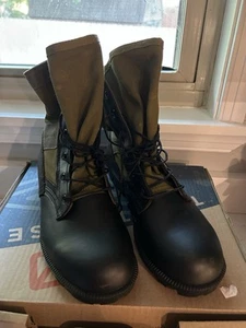 Combat Boots OD 30 Size 9W - Picture 1 of 6