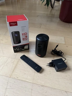 Anker  Nebula Capsule Max Mini Beamer + Case | Top Zustand | OVP | Fernbedienung - Bild 1 von 4