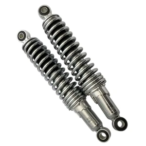 Ammortizzatori Suzuki GT380 T500 GT500 GT550 GT750 cromati a molla aperta 302mm - Foto 1 di 4