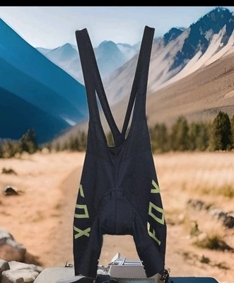 FOX Racing Switchback Cycling Bib Women's Shorts Medium Navy Blue - Image 1 of 4