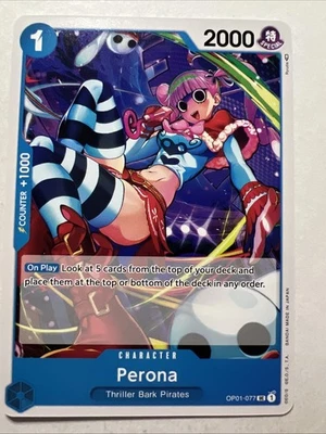 One Piece Perona OP01-077 Romance Dawn Englisch - Bild 1 von 2