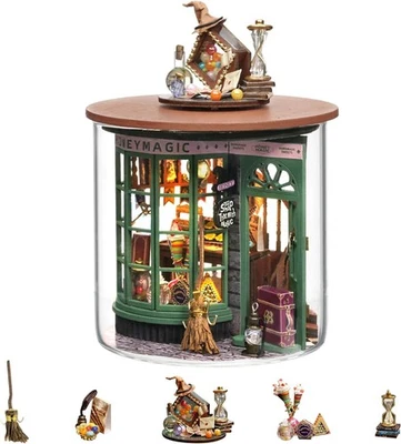 Dollhouse Miniature DIY House Kit Creative Room Dream Bottle Series - Image 1 of 4