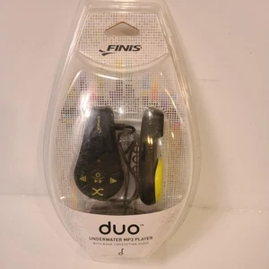Finis Duo Underwater MP3 Player W/ Bone Conduction Audio Black/Acid Green - Picture 1 of 7