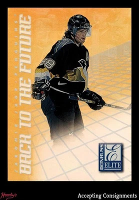 1997-98 Donruss Elite Back to the Future #4 Jaromir Jagr Daniel Cleary 1378/1500 - Image 1 of 2