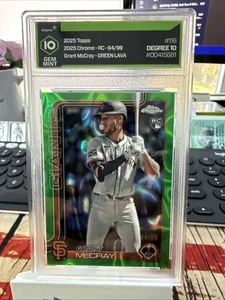 Grant McCray 2025 Topps cromado - RC - 64/99 - lava verde - Imagen 1 de 2