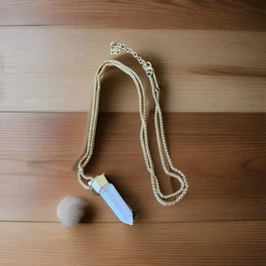 Kendra Scott Jayce 30" Halskette Anhänger goldfarben klar Kristall - Bild 1 von 12
