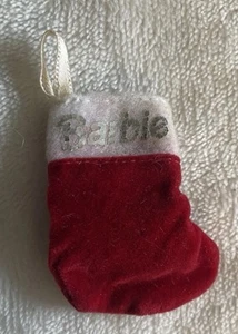 Vintage Barbie Christmas Stocking Fashion Doll Sized 1.5” Long 80’s? Read - Picture 1 of 3