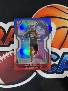2020 Panini Prizm #346 A.J Terrell Red White & Blue Falcons - Picture 1 of 2