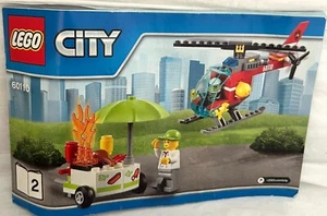 LEGO 😊 FROM Retired Lego Set 60110 Lego: Fire Station INCLUDES INSTRUCTIONS - Picture 1 of 2