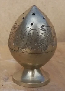 Vintage Old Antique Brass decorative pepper pot corn display small 2.5" - Picture 1 of 6