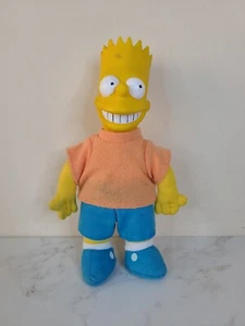 Peluche Bart Simpson 9” bambola vintage 1990 I Simpson cartone animato volpe - Foto 1 di 8