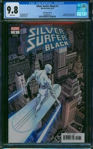 Silver Surfer Black #1 ⭐ CGC 9.8 ⭐ ZECK VARIANT COVER Hidden Gem Marvel 2019 - Picture 1 of 2