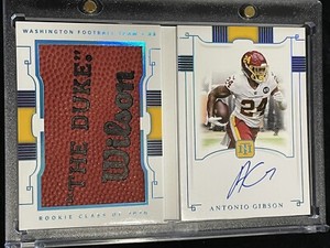 2021 Antonio Gibson National Treasures "The Duke" SSP RPA Jumbo Booklet Auto