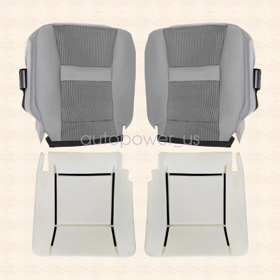 For 2006-2009 Dodge Ram 2500 Driver / Passenger Bottom Seat Cover / Foam Cushion - Imagem 1 de 3