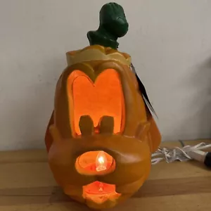 Vintage GOOFY Halloween Jack O Laterne Disney leuchtender Schaumstoff Kürbis Trendmasters neu aus altem Lagerbestand - Bild 1 von 7