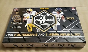 2022 PANINI LIMITED NFL FOOTBALL HOBBY BOX FOTL FIRST OF THE LINE FACTORY SEALED - Picture 1 of 2