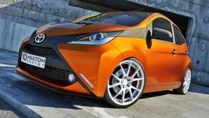 SPLITTER LAMA SOTTOPARAURTI ANTERIORE TUNING PER TOYOTA AYGO mk2 2014-2018 - Imagen 1 de 5