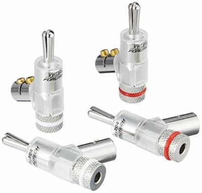 FURUTECH ADL high-end grade banana plug Rhodium plating process 4 pairs FP202R - Image 1 of 2