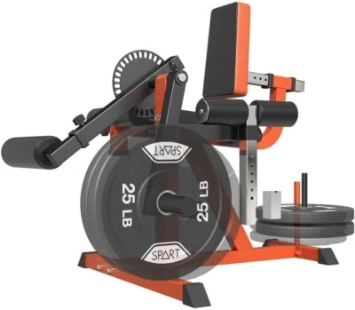 Orange Leg Curl Extension Machine for Home Gym, Home Gym Weight Machine - Image 1 of 4