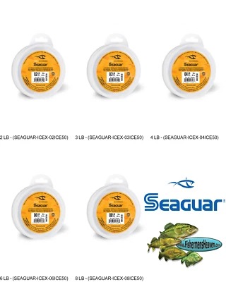 Seaguar IceX Fluorocarbon Line 50 Yard Leader Material Pick Any Pound Test - Image 1 of 4