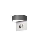 Konstsmide LED Extérieur Anthracite IP54 Numéro de la Maison Lumineuse Aluminium