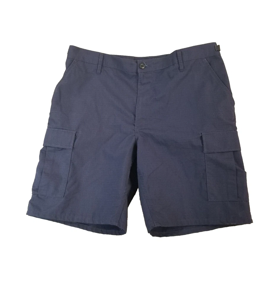 Propper Tactical Carga Pantalones Cortos Hombre Grande Azul Ajustable Cintura Desgarro Exterior Foto 1 de 4