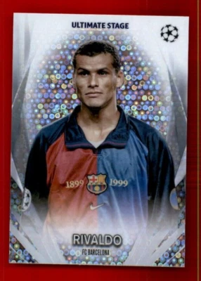 2023-24 Topps UEFA Club Competitions Ultimate Stage Chrome #USC14 Rivaldo. - Image 1 of 2