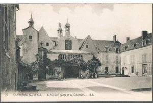 FRANCE L LEVY POSTCARD VENDOME L'HOPITAL ET LA CHAPELLE C1910 - Picture 1 of 2