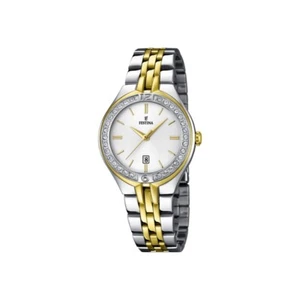 Orologio Donna Festina F16868/1 Solo Tempo In Acciaio Bicolore - Foto 1 di 4