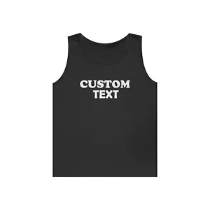 Individuelles Unisex Tank Top, Personalisiertes Tank Top, Individuelles Sommer Tank, - Bild 1 von 9