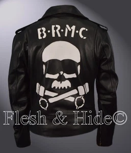 Marlon Brando Johnny Strabler BRMC The Wild One Classic Double Rider Jacket - Picture 1 of 5